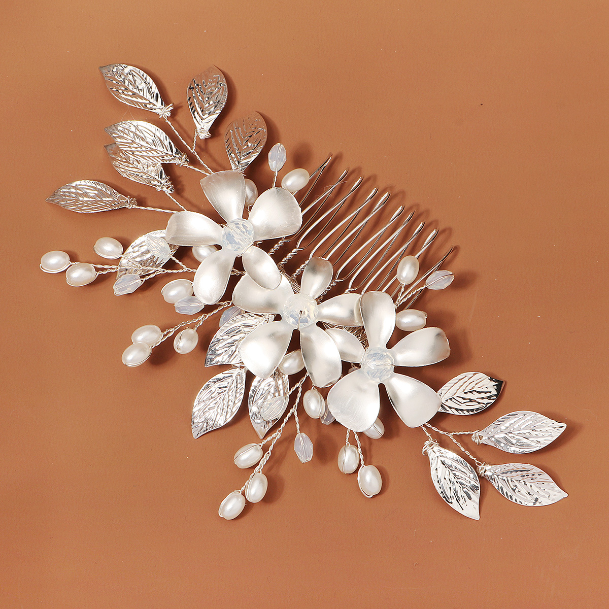 Sliver Luxurious Floral Metal  - Jewelry Making Party ulasan dan harga