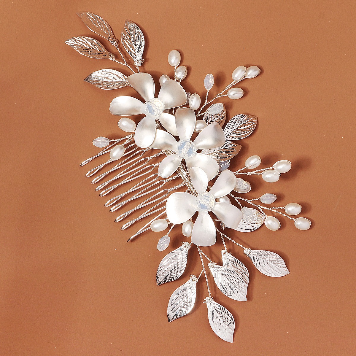 Sliver Luxurious Floral Metal  - Jewelry Making Party ulasan dan harga