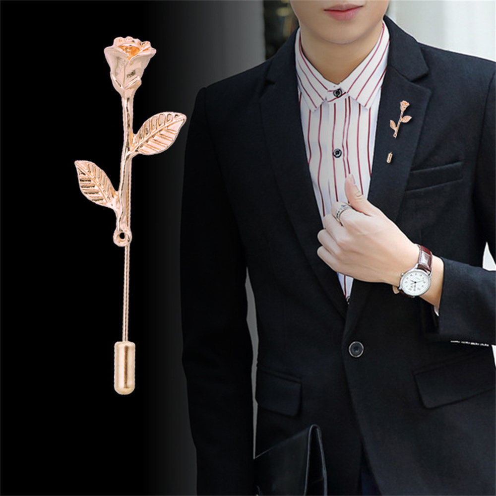 Men New Fashion Rose Flower Me - Jewelry Making Party ulasan dan harga