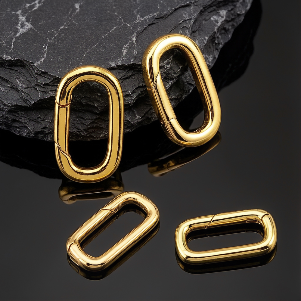 2pcs 18K Gold Plated Filled Ov - Jewelry Making Material ulasan dan harga