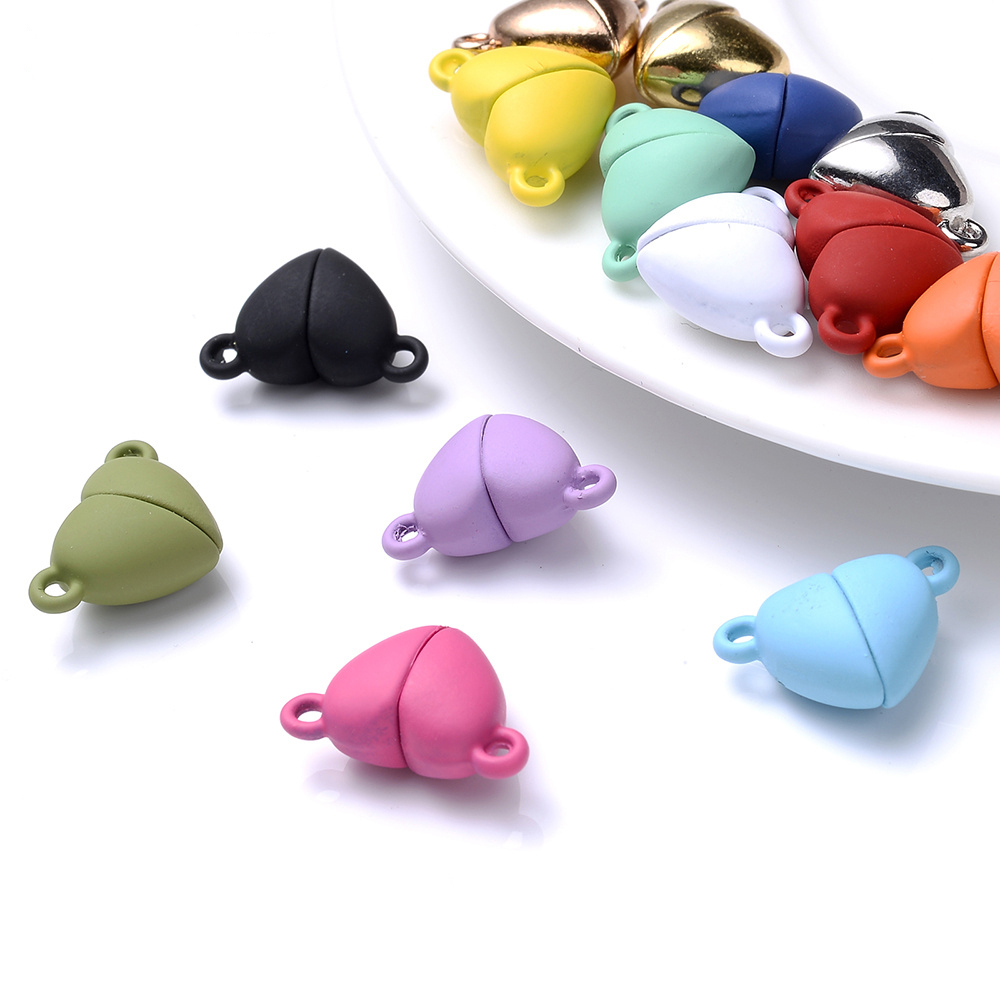 5pair Heart Magnet Connector C - Jewelry Making For Couples ulasan dan harga