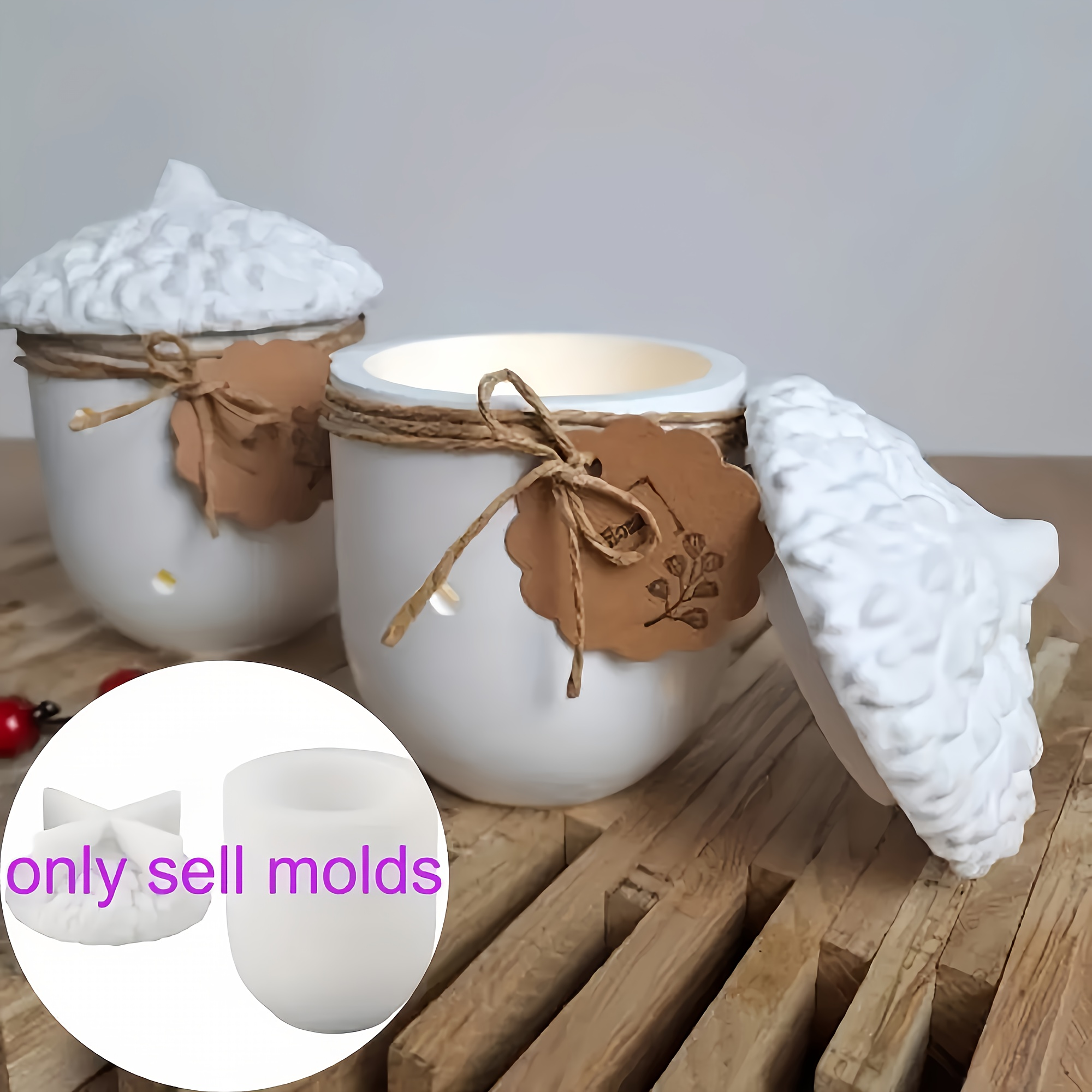 1pc Acorn and Pinecone Jar Sil - Jewelry Making In Clay ulasan dan harga