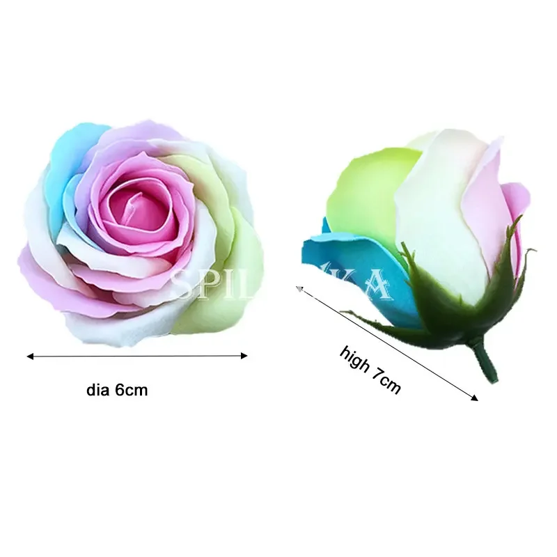 Spilewka 6X7cm Colorful Rose A - Jewelry Making Party ulasan dan harga